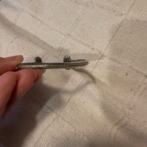 Kendra Scott Silver Drusy Cuff Bracelet